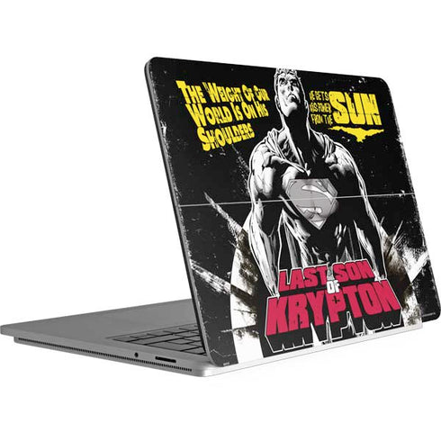 DC Comics Superman Last Son of Krypton Surface Laptop Studio Skin